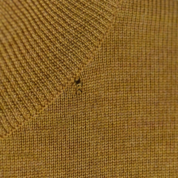 Metropolitan View Mustard Yellow Mock Neck - Picture 5 of 9